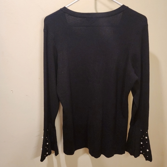 Alison Sheri women's black sweater size M - Picture 5 of 9